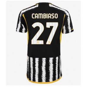 Juventus Andrea Cambiaso #27 Hjemmebanetrøje Dame 2023-24 Kort ærmer